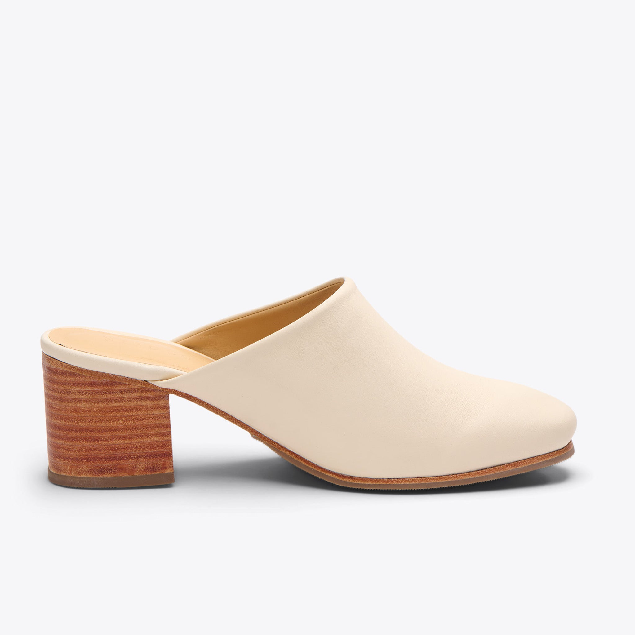 All-Day Heeled Mule Bone