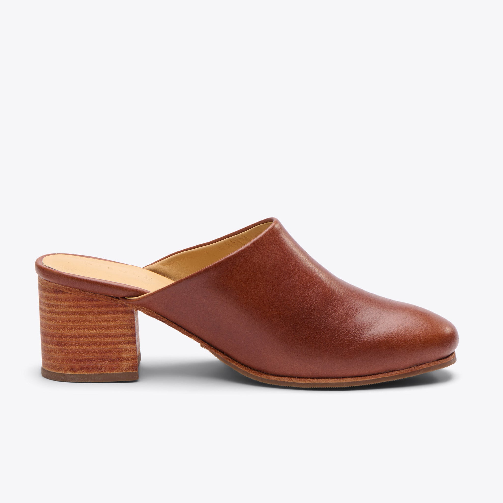 All-Day Heeled Mule Brandy