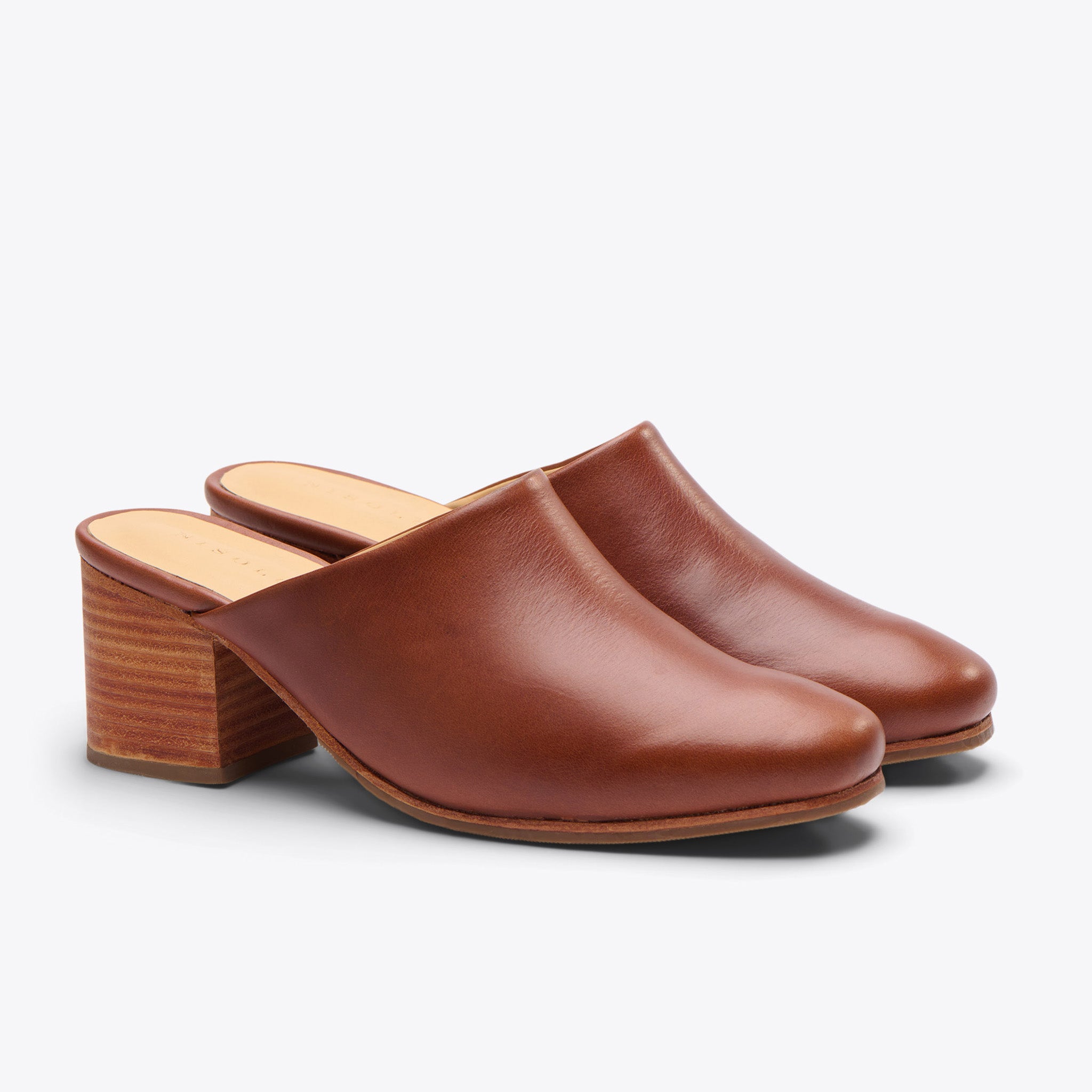 All-Day Heeled Mule Brandy