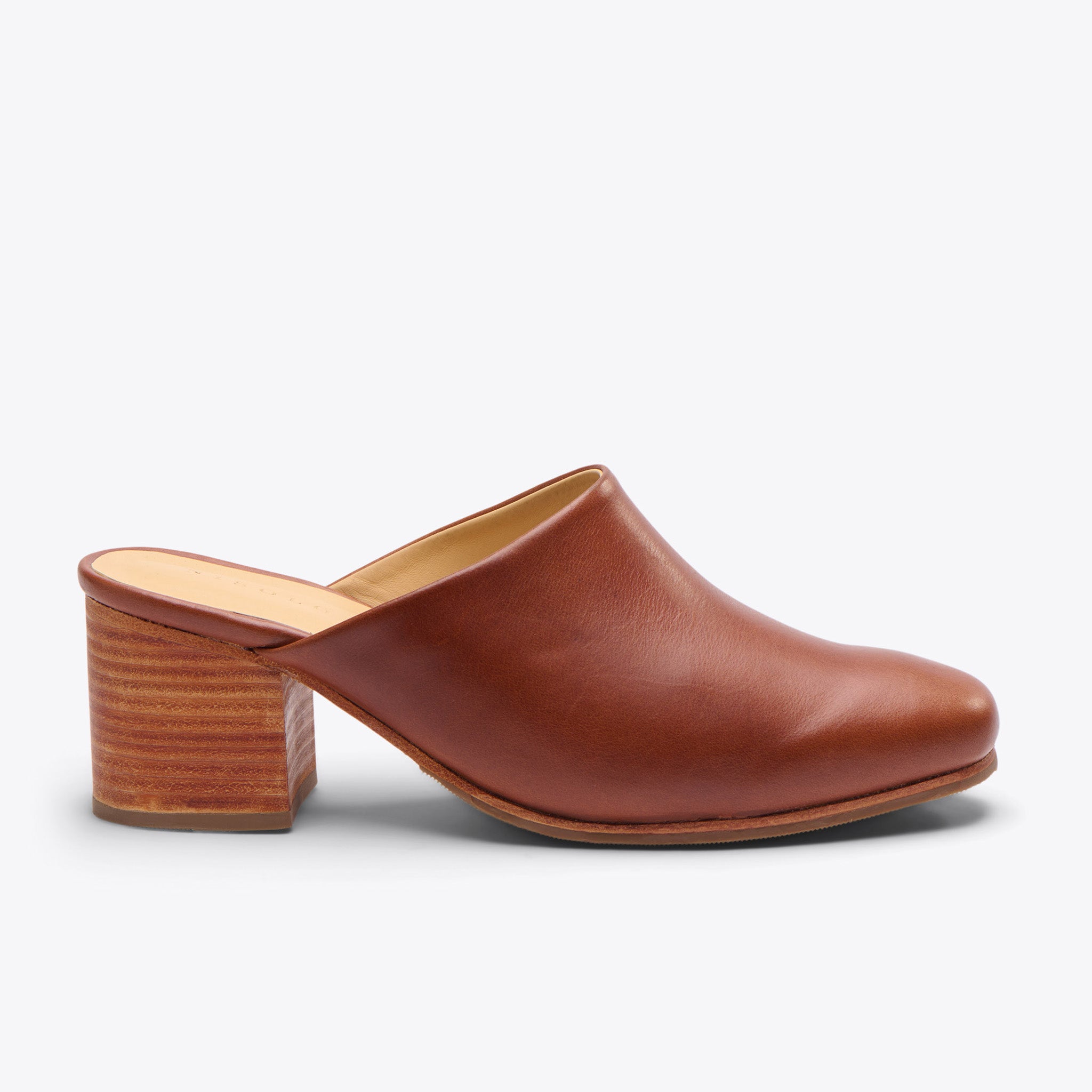 All-Day Heeled Mule Brandy