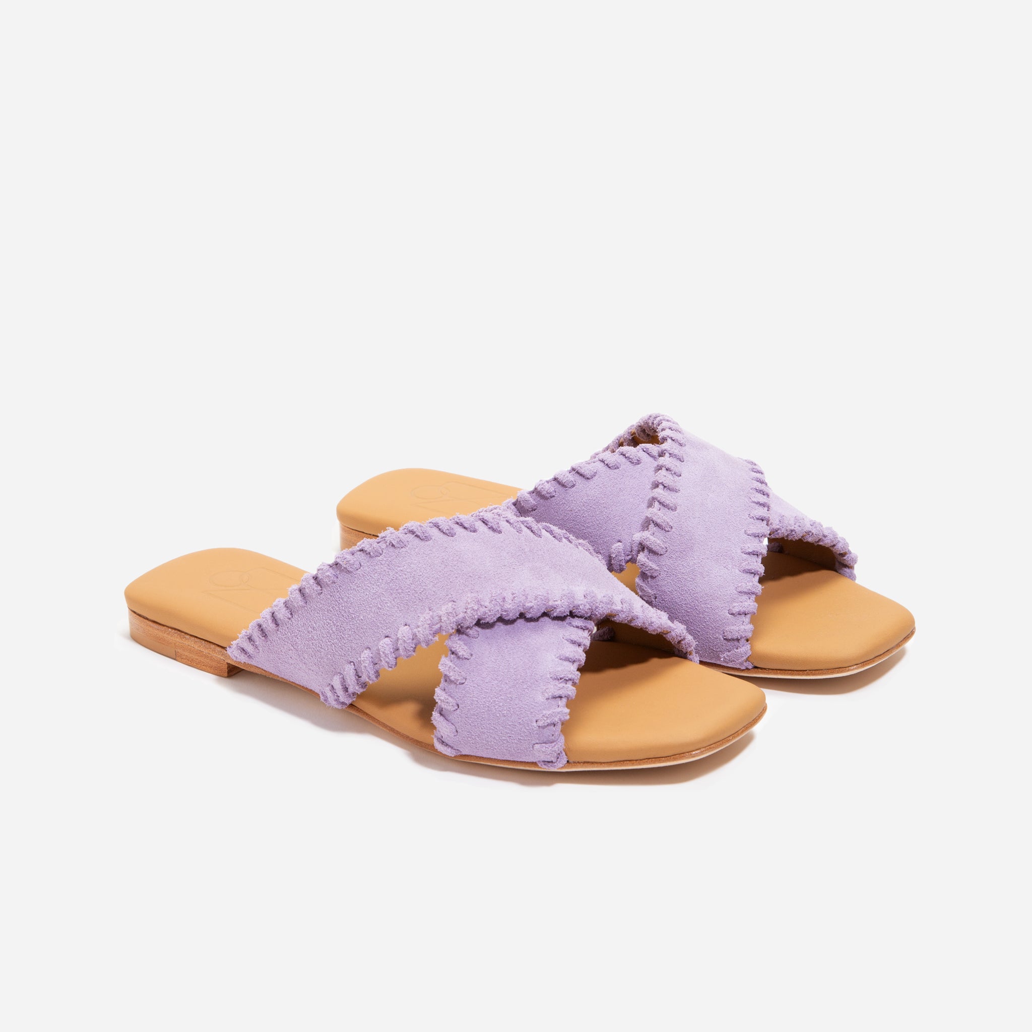 Catalina Sandal Whipstitch Lilac