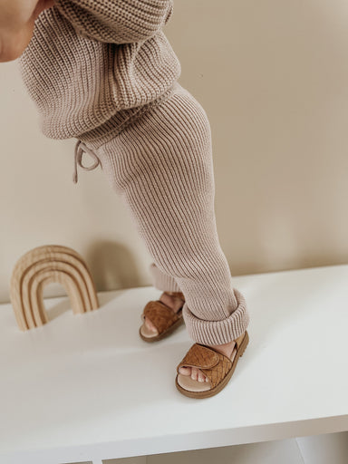 Nisolo - Woven Hard Sole Sandal Walnut