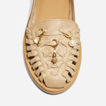 Shoe Charm Beads Brown