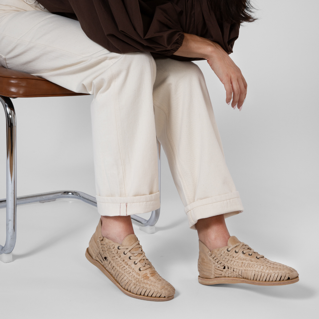 Women's Huarache Bootie Almond
