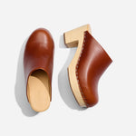 All-Day Heeled Clog Brandy Women's Leather Clog Nisolo 