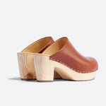 All-Day Heeled Clog Brandy Women's Leather Clog Nisolo 