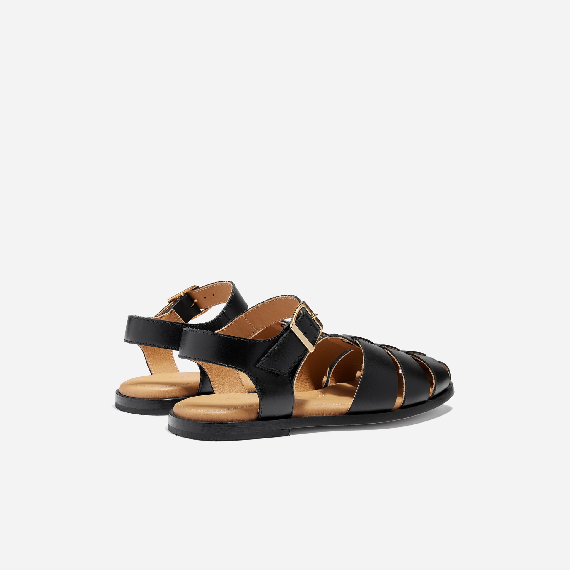 Mira Fisherman Sandal Black