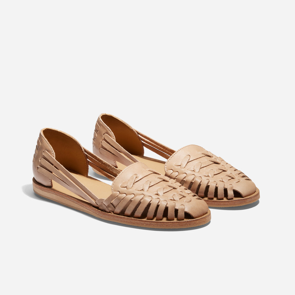 Almond Women's Huarache Sandal | Nisolo