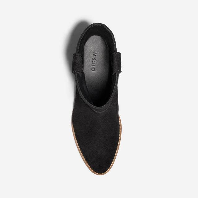Amaya Bootie Black Suede