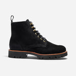 Go-To Lace Lug Boot Black