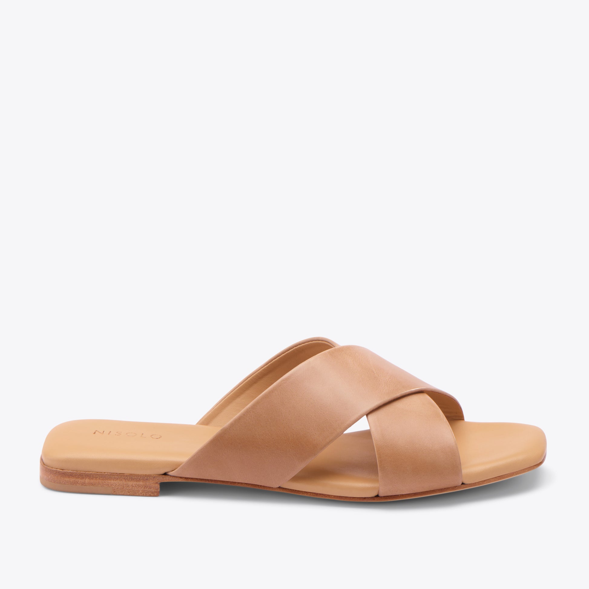 Catalina Slide Sandal Almond