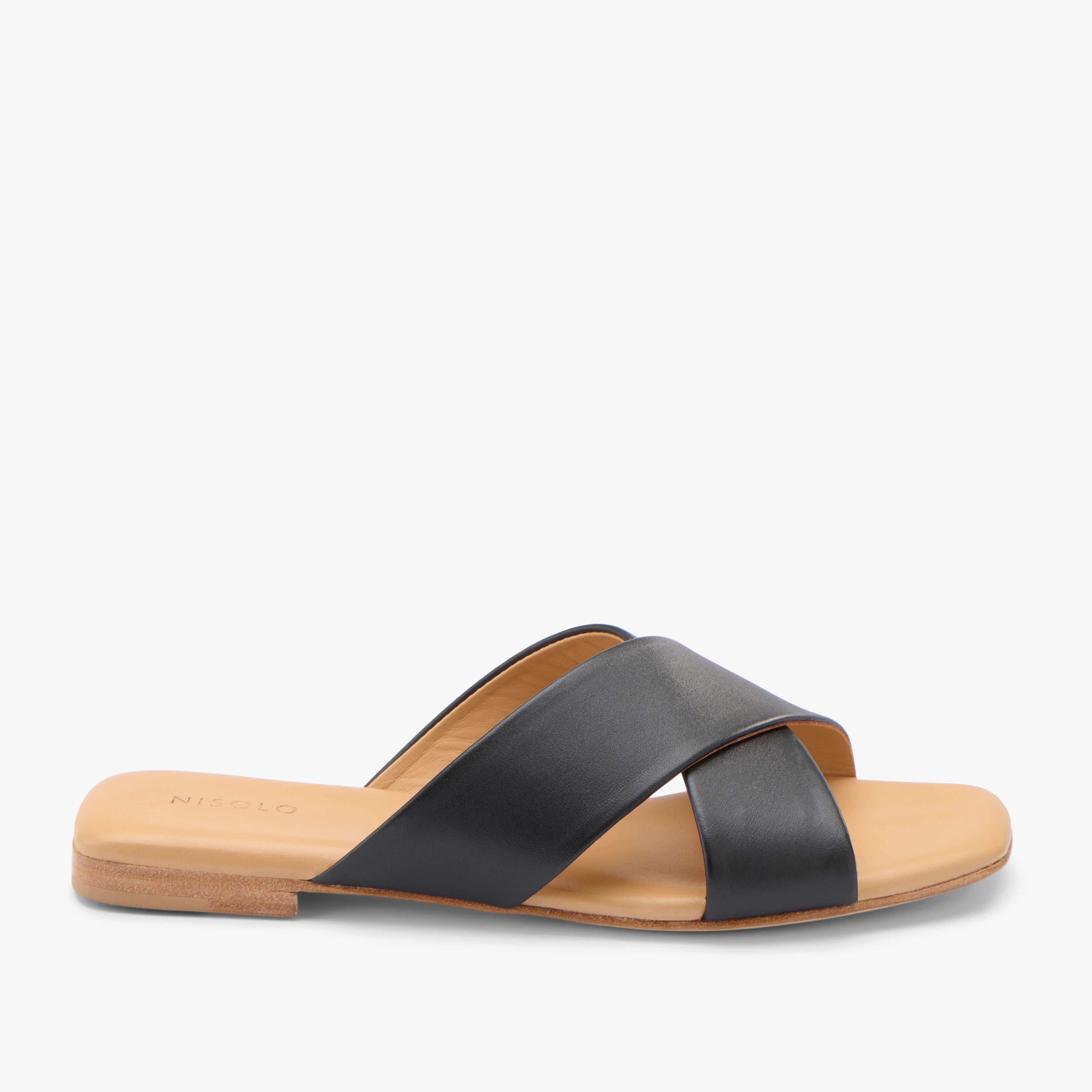 Catalina Slide Sandal Black – Nisolo