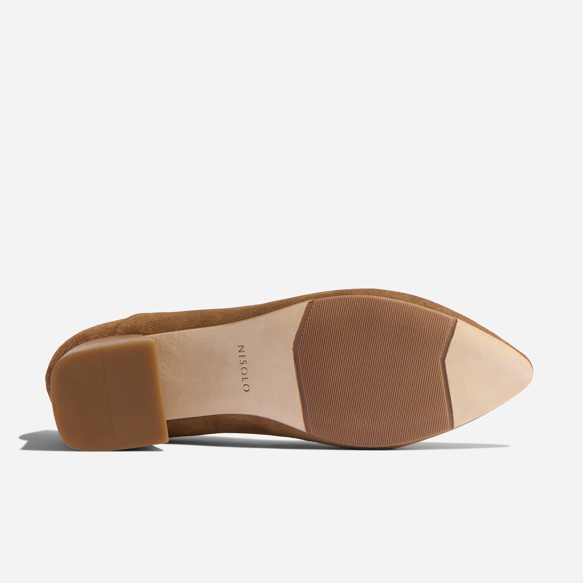 Fiorela Go-To Mid Heel Taupe Suede