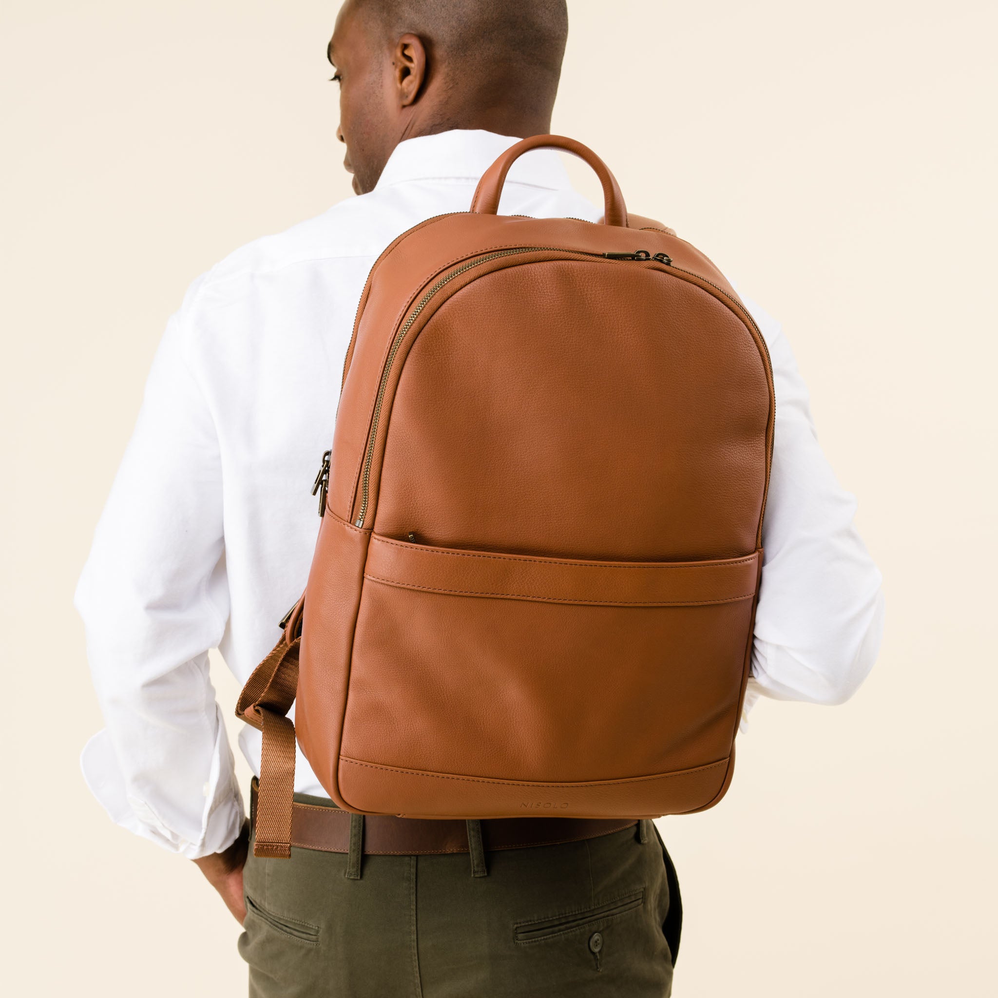 Alex Commuter Backpack Caramel