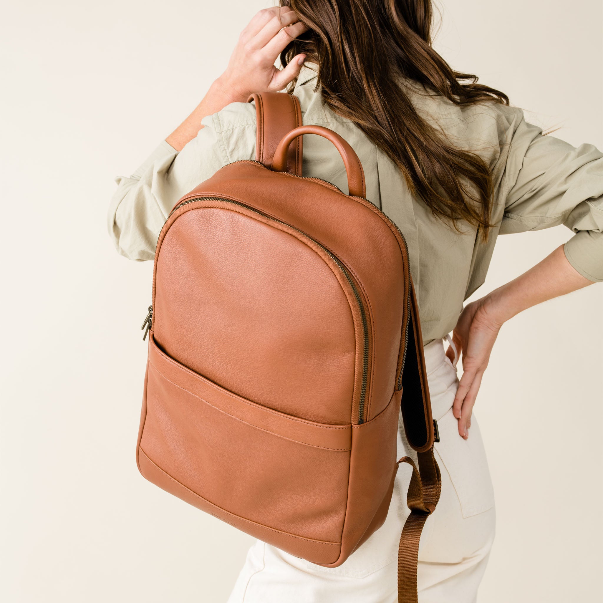 Alex Commuter Backpack Caramel