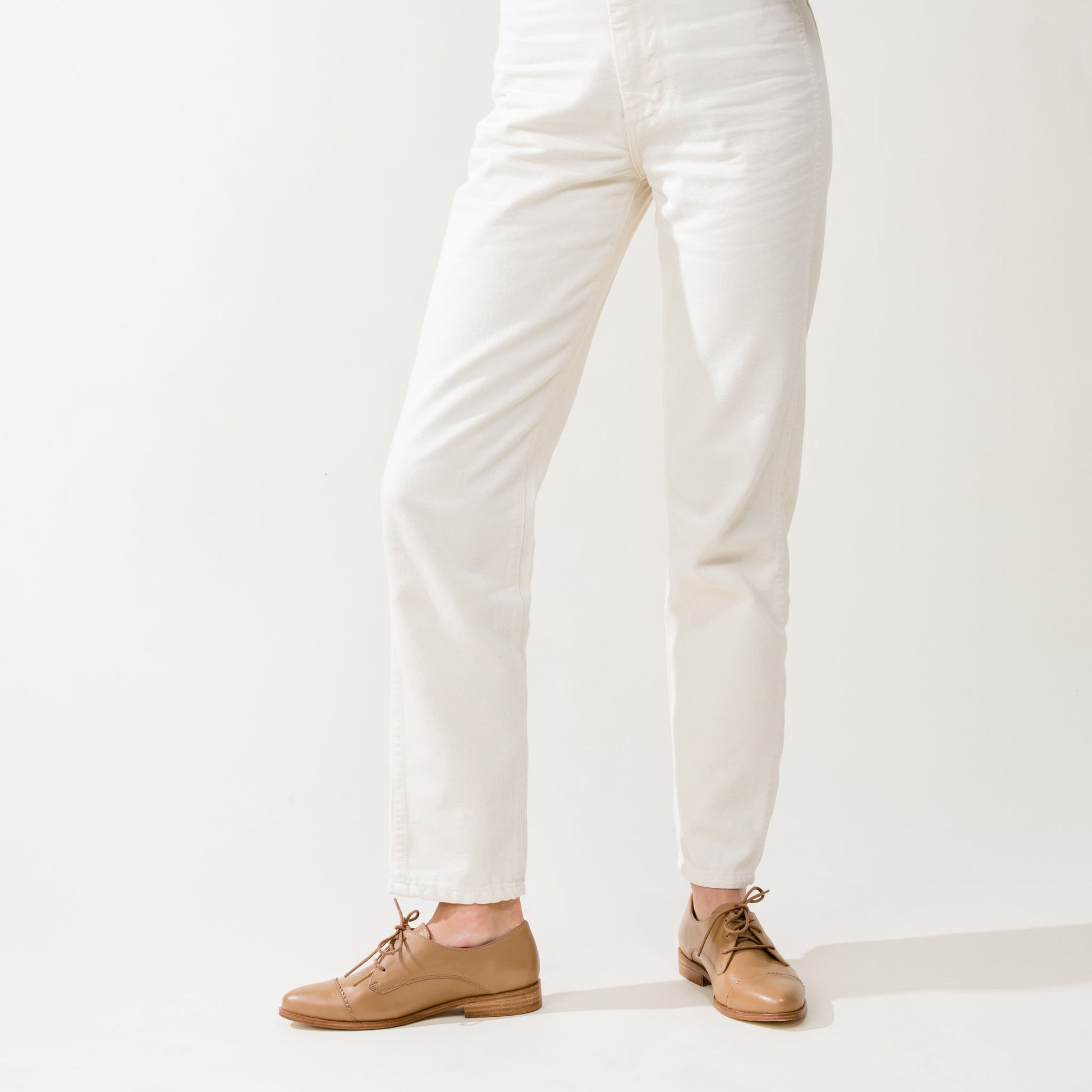 Emilia Cap Toe Oxford Almond