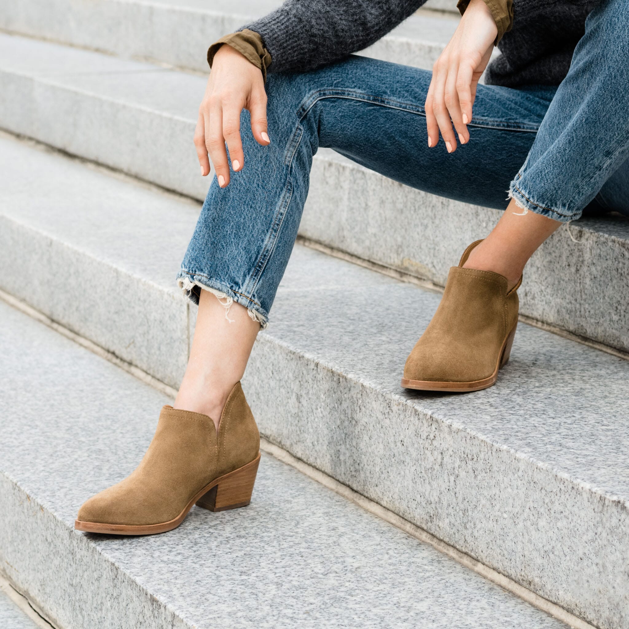 Ankle boots in suede best sale