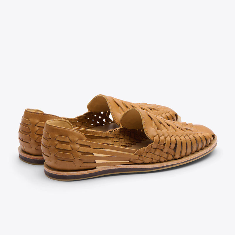 Men's Huarache Sandal Saddle Brown
