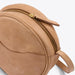 Carry-All Circle Crossbody Almond Leather Handbag - unlined Nisolo 