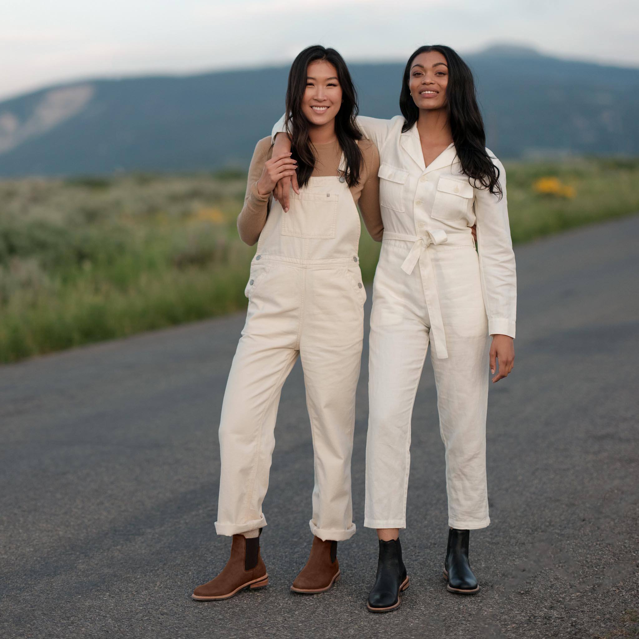 Image 4 of the Carmen Chelsea Boot Brown on model