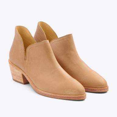 Everyday Ankle Bootie Almond Women's Leather Boot Nisolo 