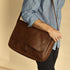 Image 1 of the Loreto Messenger Bag Chestnut Nisolo 