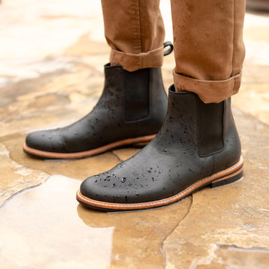 All-Weather Chelsea Boot Black Men's Leather Boot Nisolo 