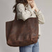 Image 2 of the Lori Tote Brown Leather Bag Nisolo 