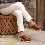 All-Day Heeled Clog Brandy Nisolo 
