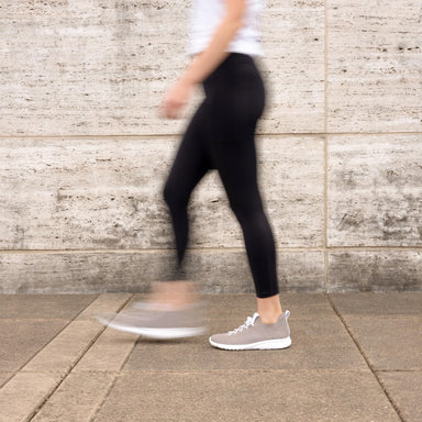 Image 1 Women's Athleisure Sneaker Grey Nisolo on model in motion