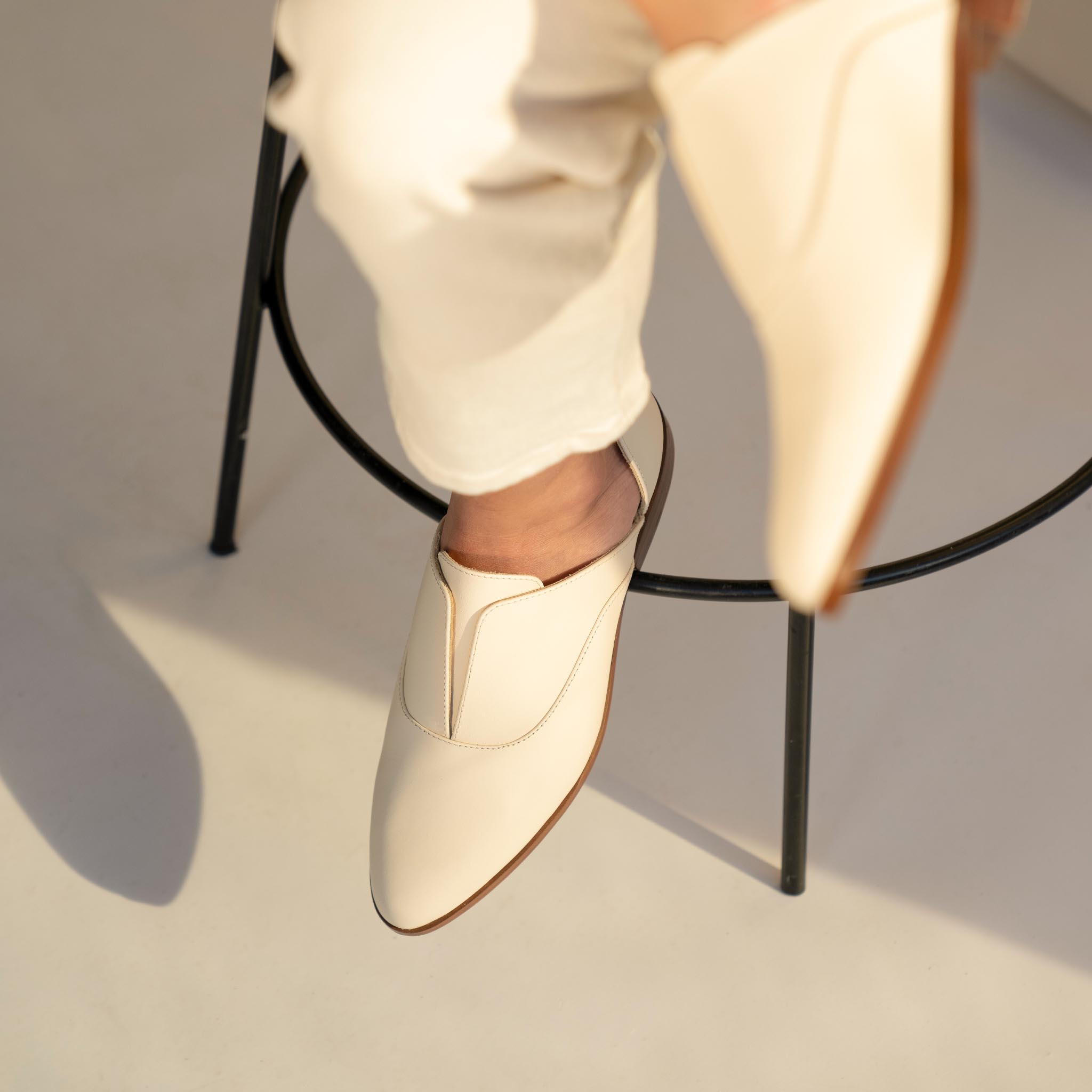 Image 4 of the Emma d'Orsay Oxford Bone on model